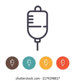 IV bag icon, Infuse Icon 