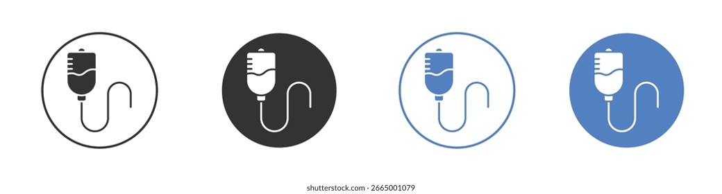 IV bag icon symbol. Quality design element.