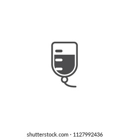 IV bag icon vector