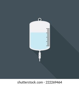 IV Bag Icon - Vector