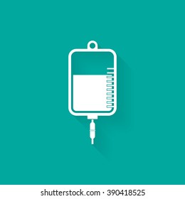 IV bag icon - Vector