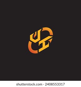 IV kombinierter Brief mit einzigartigen Initialen Logo-Support für Gaming-Team, YouTube, Twitch