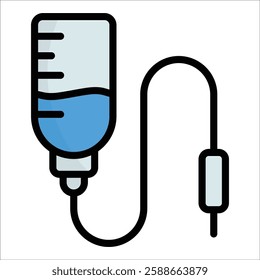 Iv Drip Icon Element For Design
