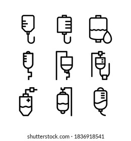 iv drip icon or logo isolated sign symbol vector illustration - Collection of high quality black style vector icons
