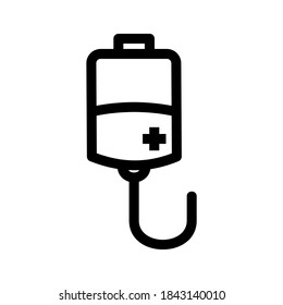 iv drip icon or logo isolated sign symbol vector illustration - high quality black style vector icons
