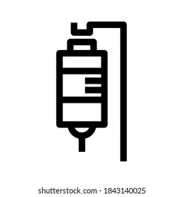 iv drip icon or logo isolated sign symbol vector illustration - high quality black style vector icons
