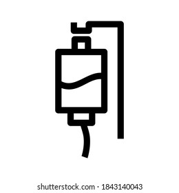 iv drip icon or logo isolated sign symbol vector illustration - high quality black style vector icons
