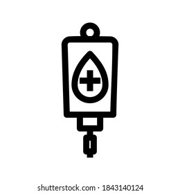 iv icono de goteo o logotipo símbolo de signo aislado ilustración vectorial - iconos vectoriales de estilo negro de alta calidad
