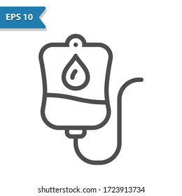 IV Drip Icon. Professional, pixel perfect icon, EPS 10 format.