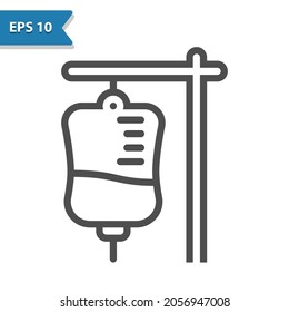 IV Drip Icon. Professional, Pixel Perfect Icon, EPS 10 Format.