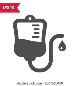 IV Drip Icon. Professional, Pixel Perfect Icon, EPS 10 Format.