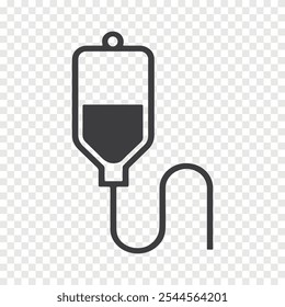 iv drip silhouette icon illustration