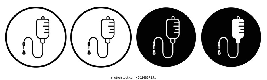 IV drip simple vector symbols. iv drip line art - simple line art of iv drip, perfect for iv drip logos and icons in black and white isolated
