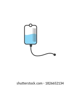 IV Infusion icon illustration vector flat design