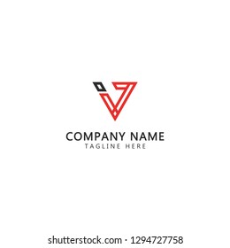 iV Letter Logo Template - Vector