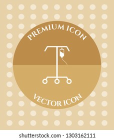 IV Stand Icon for Web. Application, Software & Graphic Design.