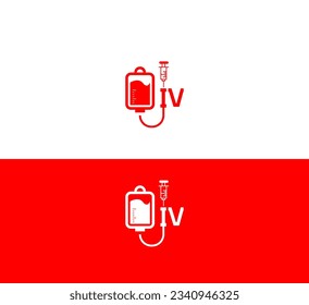 iv Therapielogo Design Vorlage Vektorsymbol