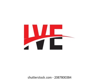 IVE Letter Initial Logo Design Vector Illustration