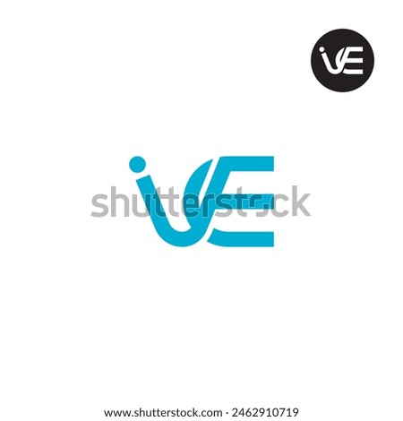 IVE Logo Letter Monogram Design