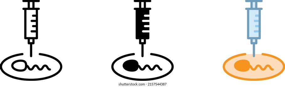 Ivf Icon Vitro Fertilization Vector Illustration Stock Vector (Royalty ...