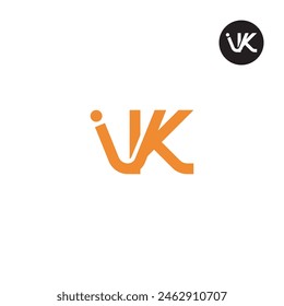 IVK Logo Letra Monograma Diseño