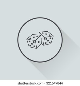 Ivories Icon Vector. 