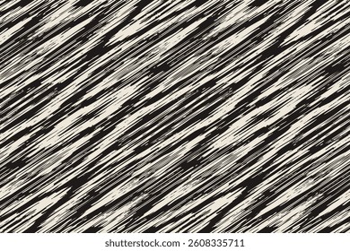 Ivory black ikat diagonal speed motion, blur grunge stripe textile fashion canvas dynamic flow cloth ornament colorful drawing pattern stroke endless ogee print wave line abstract rugged ethnicity