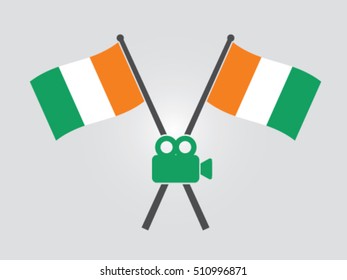 Ivory Coast Emblem Video Camera