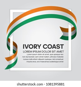 Ivory Coast flag background