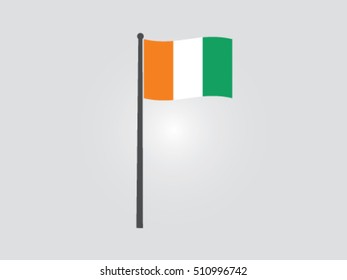 Ivory Coast Flag Banner