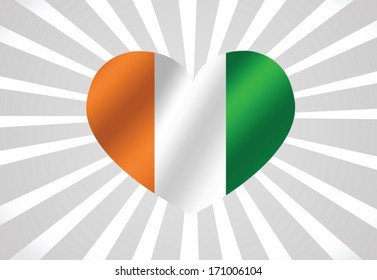 Ivory Coast  flag  themes idea design