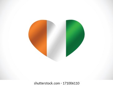 Ivory Coast  flag  themes idea design