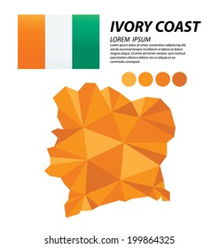 Ivory Coast geometric concept design