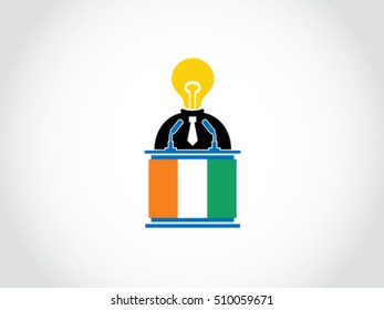 Ivory Coast Podium Lack Of Idea Politician