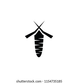  ivory and elephant trunk vector. elephant vector logo. mammot vetor