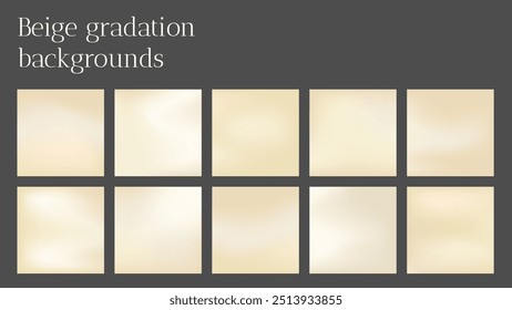 Ivory gradient swatch. Pastel color bg texture. Square abstract soft pearl studio backdrop. Social media champagne delicate card. Simple minimalist trendy mesh. Smooth cometic skin paper template