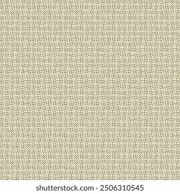 Tissu en laine d'ivoire avec des taches brunes. Un échantillon d'un matériau textile rétro. Texture de tweed. Image vectorielle Abstrait.
