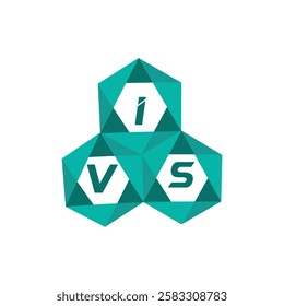 IVS creative minimalist letter logo. IVS unique vector initials alphabet letter logo design
