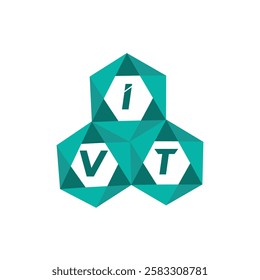 IVT creative minimalist letter logo. IVT unique vector initials alphabet letter logo design
