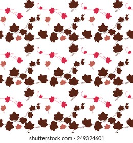 Ivy Gourd seamless pattern background