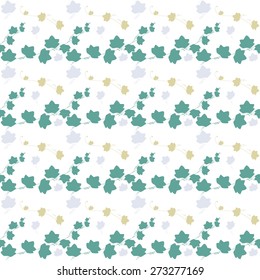 Ivy Gourd seamless pattern background