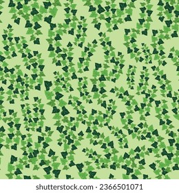 ivy seamless pattern. Branch with leaves ornamental texture. Flourish nature summer garden textured