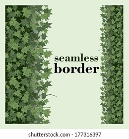 Ivy Seamless Vector, Repeat Border