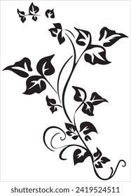 Ivy Tree Stencil Design Best for Wall Decoration