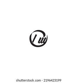 IW brush concept in high quality professional design that will print well across any print media