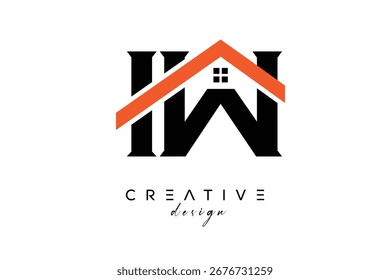 IW Creative Real Estate Arquitectura Monograma y Home Logo