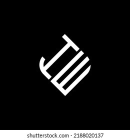 IW letter logo creative design with vector graphic