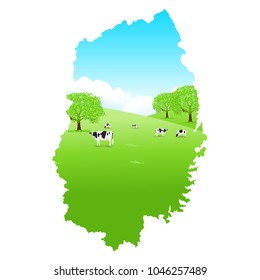 Iwate Cattle Map Ranch