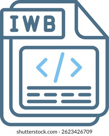 IWB Line Two Colour Icon