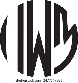 IWM Circle Logo Design, Symbol, Symbol, Vektorgrafik Datei